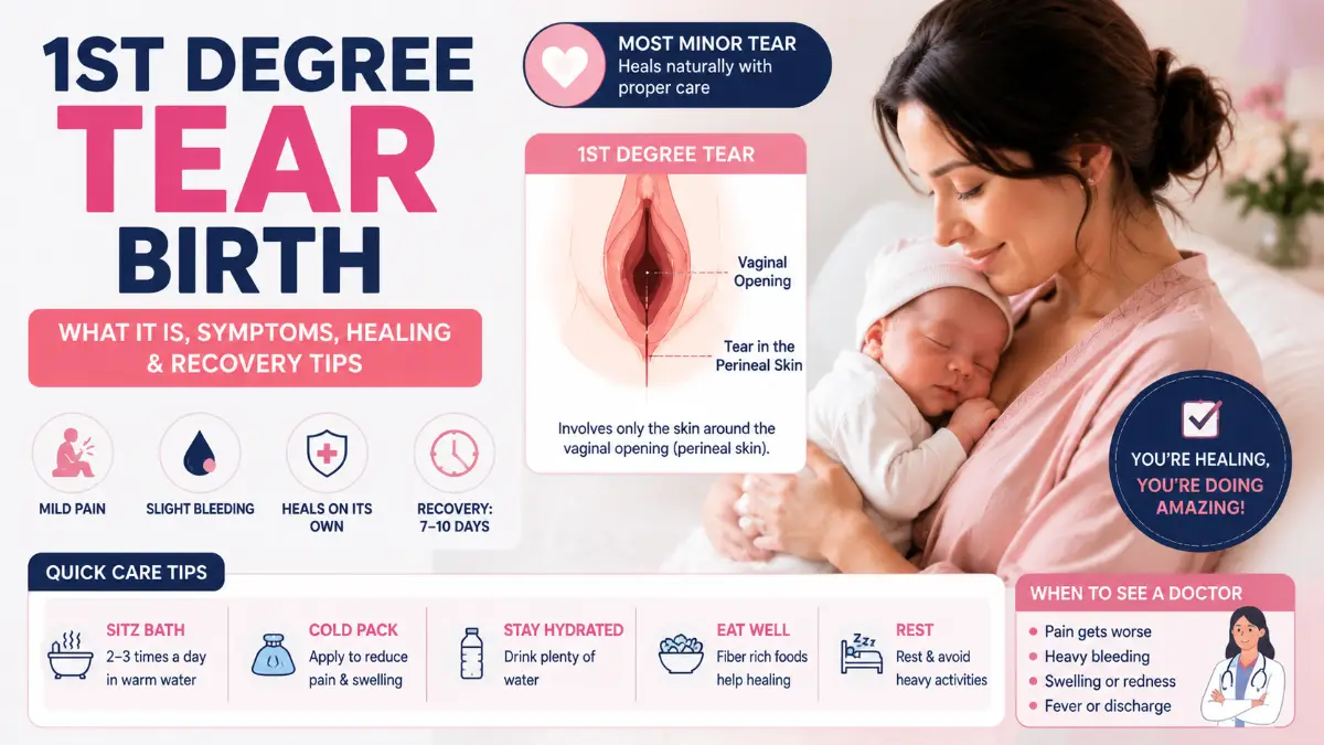 1st degree tear birth