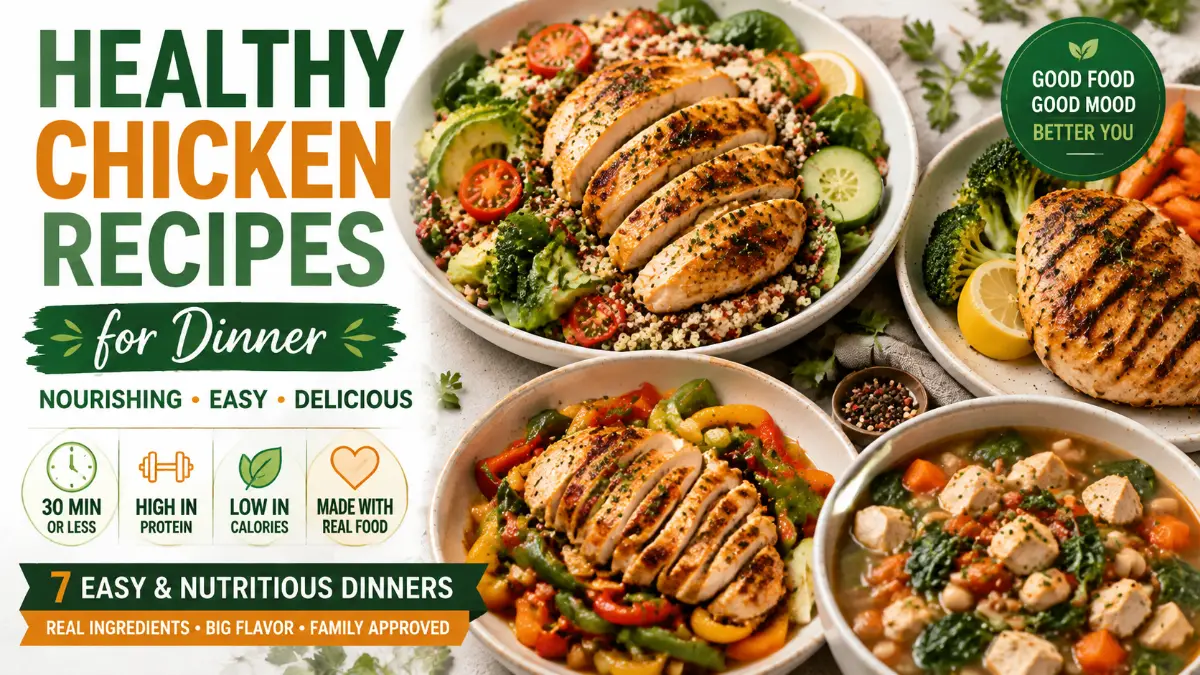 healthy chicken recipes for dinner