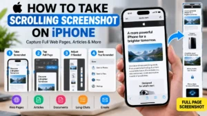 How to take scrolling screenshot iphone ? How to Capture Any Scrolling Page
